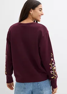 Sweatshirt av bomullsmix, bonprix