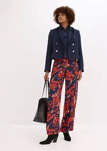 Bouclékavaj med dekorativa knappar, bonprix