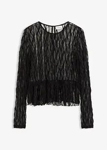 Långärmad topp av spets, bonprix