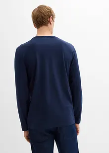 Långärmad tröja av ekologisk bomull (2-pack), bonprix