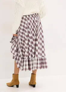 Kjol med längre bakstycke, bonprix