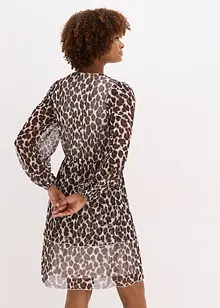 Tunikaklänning av mjuk mesh, bonprix