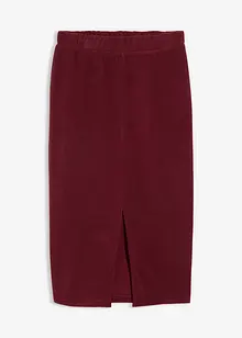 Midikjol av polarfleece, bonprix