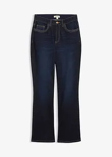 Straight jeans med hög midja och fickdetaljer, bonprix