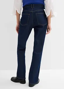 Straight Jeans, High Waist, Long, i ekologisk bomull, bonprix