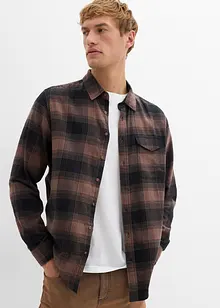 Flanellskjorta av ren bomull, bonprix