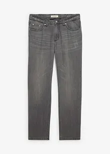 Jeans i Regular Fit Jeans av ren bomull med skön midja, Straight, bonprix