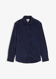 Stretchig manchesterskjorta med mjuk ekologisk bomull, bonprix