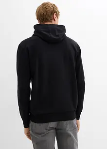 Sweatshirt med huva i mjuk bomullsmix, bonprix