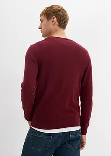 Finstickad tröja med lyxig merinoull, bonprix