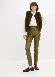 Byxa i skinnimitation av Punto di Roma-mix, bonprix