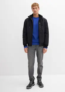 Finstickad tröja i ekologisk bomull, bonprix