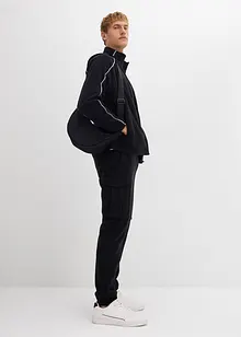 Värmande fleecejacka med sportiga detaljer, bonprix