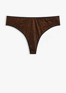 Maxistringtrosa i glittrande material, bonprix