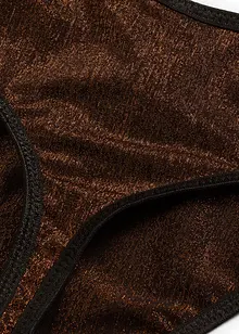 Maxistringtrosa i glittrande material, bonprix