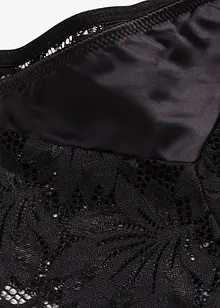 Glansig stringtrosa i hipstermodell, bonprix