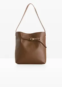 Stor handväska med spänne, bonprix