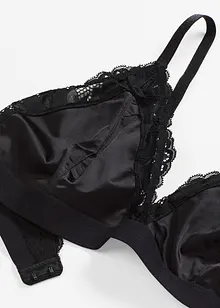 Bralette i glansigt material, bonprix