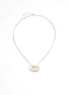 Flerradigt halsband med hänge, bonprix