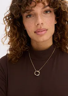 Flerradigt halsband med hänge, bonprix