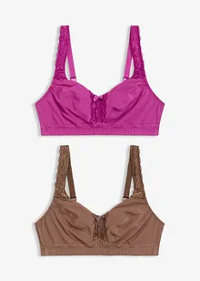 BH utan bygel (2-pack), bonprix
