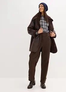 Twillbyxa med hög midja, bonprix