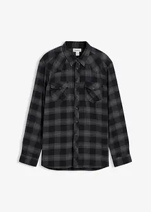 Flanellskjorta av ren bomull, bonprix