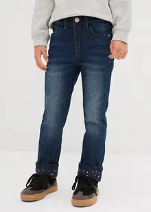 Termojeans med jerseyfoder, Slim Fit, bonprix