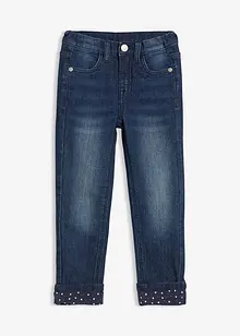 Termojeans med jerseyfoder, Slim Fit, bonprix