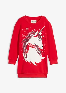 Trikåklänning i bomull, bonprix