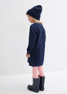 Trikåklänning i bomull, bonprix