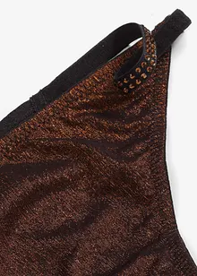 Tangastringtrosa i glittrigt material, bonprix