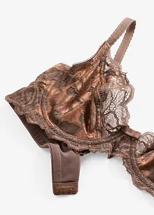 Bygel-BH av tvåfärgad spets, bonprix