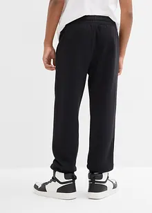 Joggingbyxa i materialmix med ekologisk bomull för barn (2-pack), bonprix