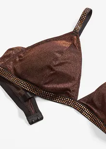 Bralette i glittrigt material, bonprix