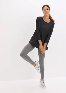 Supermjuk funktionstopp av snabbtorkande material med 3/4-ärmar, bonprix