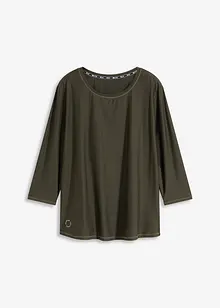 Supermjuk funktionstopp av snabbtorkande material med 3/4-ärmar, bonprix