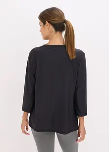 Supermjuk funktionstopp av snabbtorkande material med 3/4-ärmar, bonprix