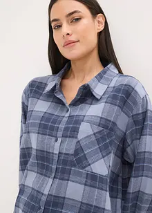 Pyjamas i vävd flanell, bonprix
