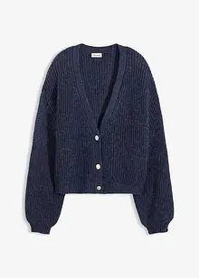 Cardigan med glittergarn i oversizemodell, bonprix