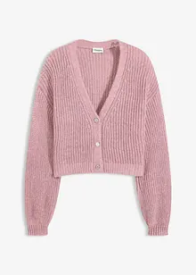 Cardigan med glittergarn i oversizemodell, bonprix