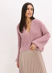 Cardigan med glittergarn i oversizemodell, bonprix