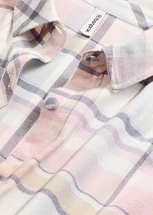 Vävt nattlinne i flanell med knappslå, bonprix