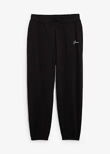 Joggingbyxa av ren bomull, Loose Fit, bonprix