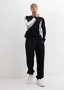 Joggingbyxa av ren bomull, Loose Fit, bonprix