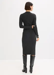 Stickad klänning, bonprix