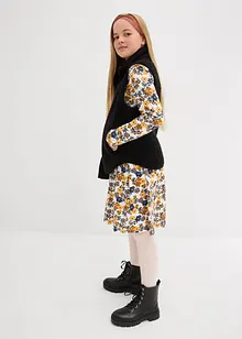 Jerseyklänning (2-pack) av ekologisk bomull, bonprix