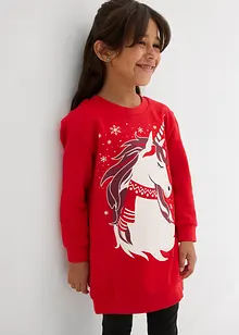 Trikåklänning i bomull, bonprix