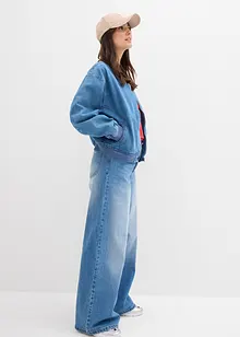 Blusjacka i denim, bonprix