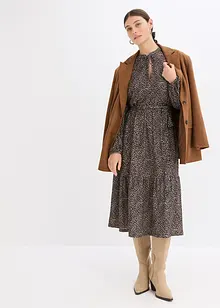 Mellanlång jerseyklänning, bonprix